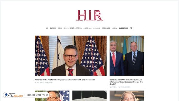 hir.harvard.edu screenshot