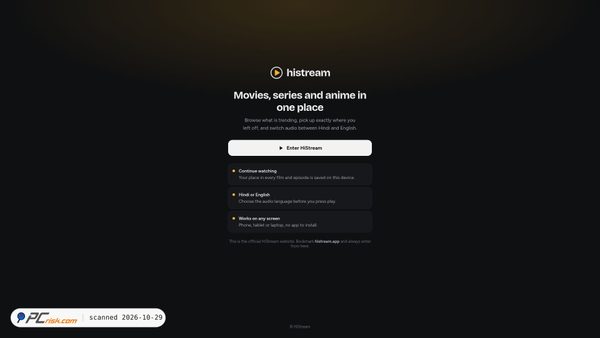 histream.app Screenshot