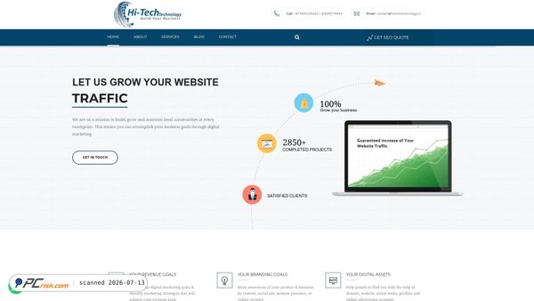 hitechtechnology.in screenshot