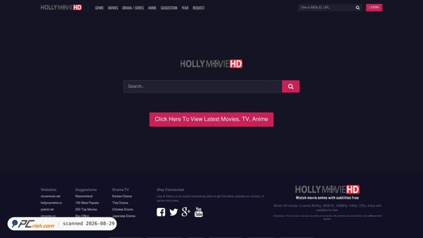 Capture d’écran de hollymoviehd.cc