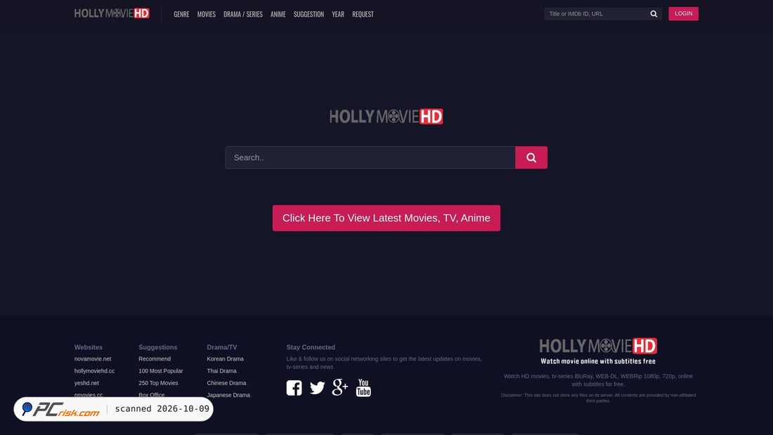 Zrzut ekranu hollymoviehd.cc