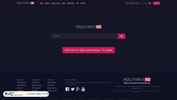 Capture d’écran de hollymoviehd.cc