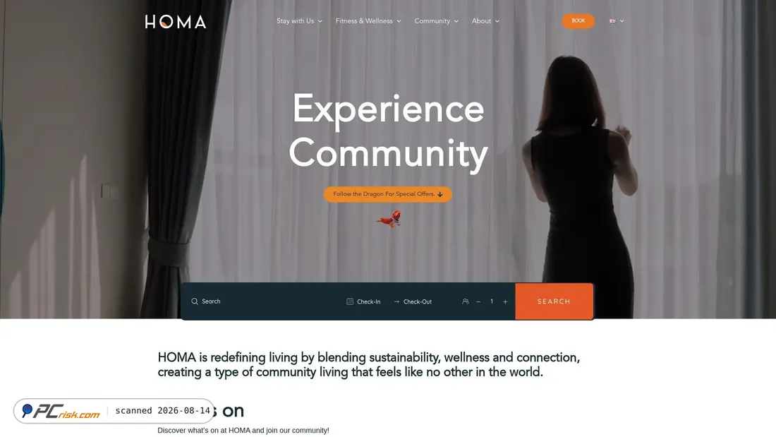 Screenshot of homa.co