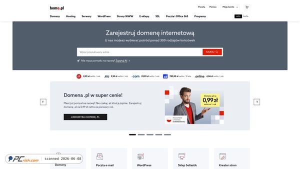 home.pl screenshot