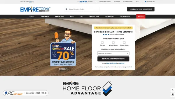 Screenshot di homeflooradvantage.com