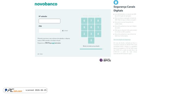 homenovoacessb.sbs screenshot