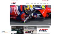 Captura de ecrã de honda.racing