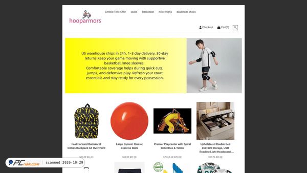hooparmors.com Screenshot