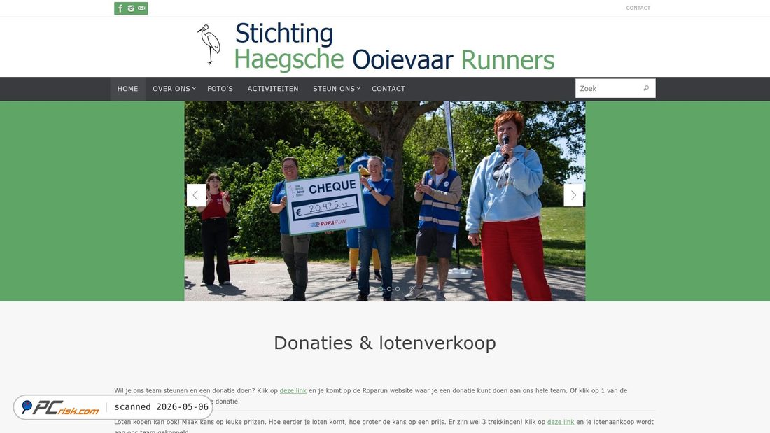 Screenshot of hor105.nl
