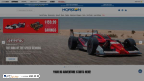 horizonhobby.com screenshot