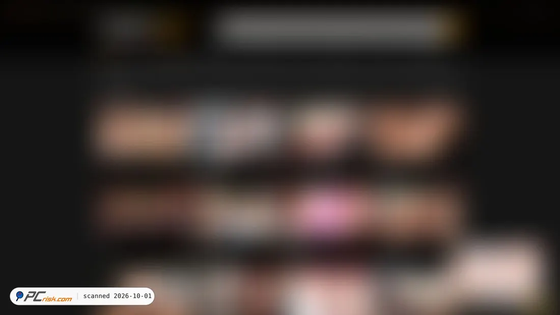 Screenshot van hornyfap.tv