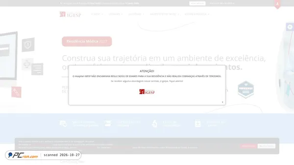 Zrzut ekranu hospitaligesp.com.br