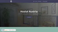 Captura de ecrã de hostalaustriagranada.com