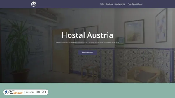 Captura de hostalaustriagranada.com