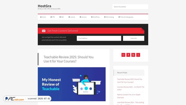 hostgra.com screenshot