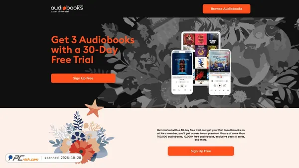 hotaudiobook.com screenshot