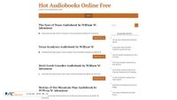 Captura de ecrã de hotaudiobooks.com