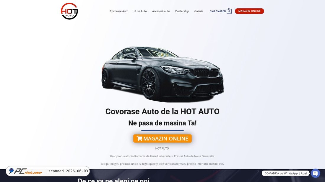 Screenshot von hotauto.ro
