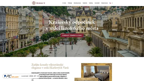 hotel-rudolf.cz screenshot