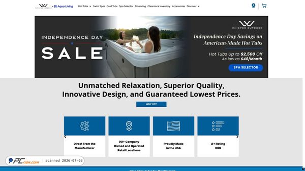 hottub.com screenshot