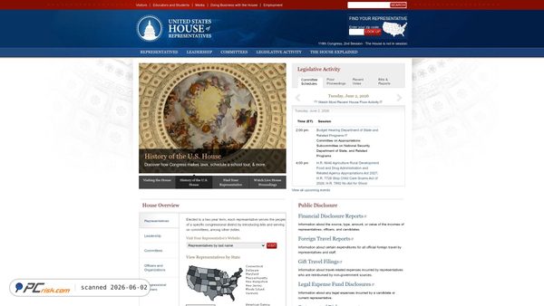 house.gov screenshot