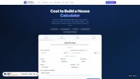 Screenshot di housebuildcostcalculator.com