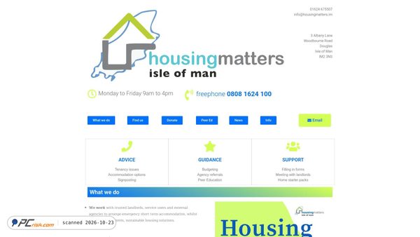 housingmatters.im screenshot