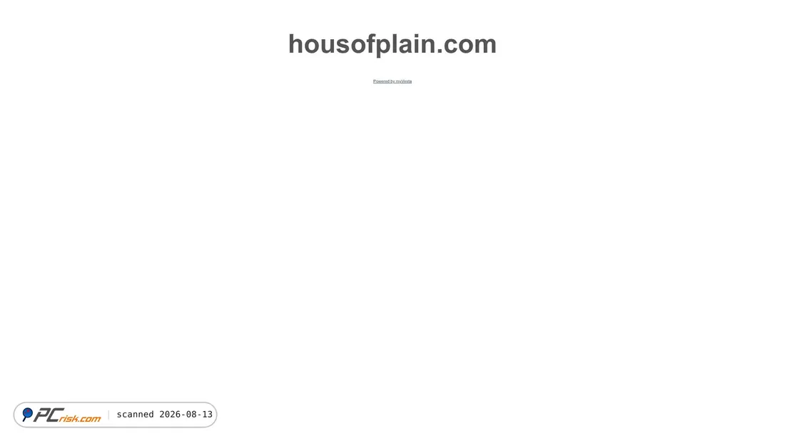 Screenshot of housofplain.com
