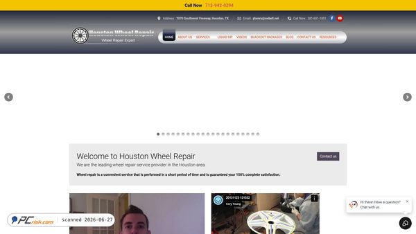 houstonwheelrepair.org screenshot