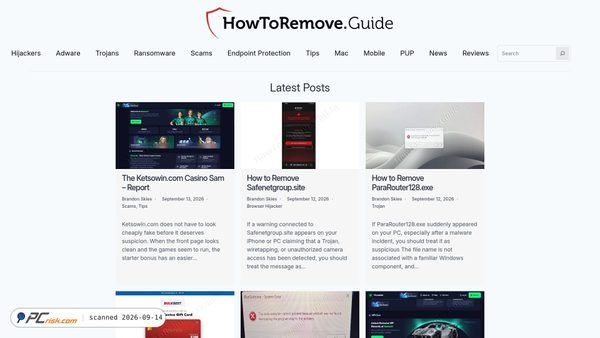 Zrzut ekranu howtoremove.guide