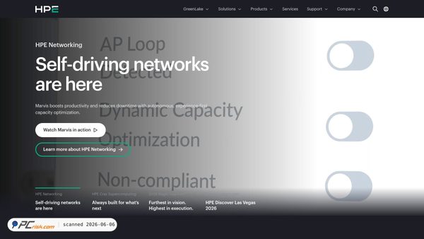 hpe.com screenshot