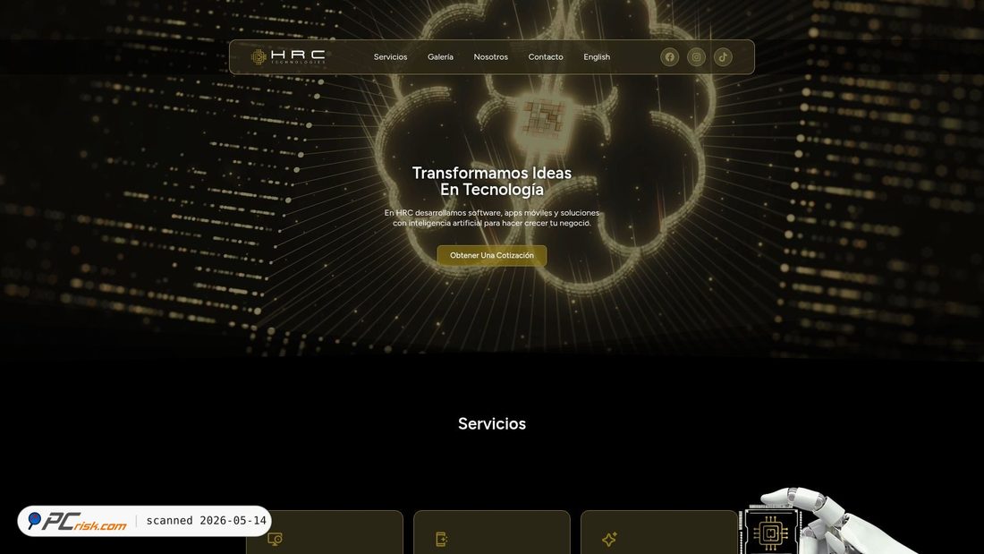 Screenshot of hrctechnologies.com