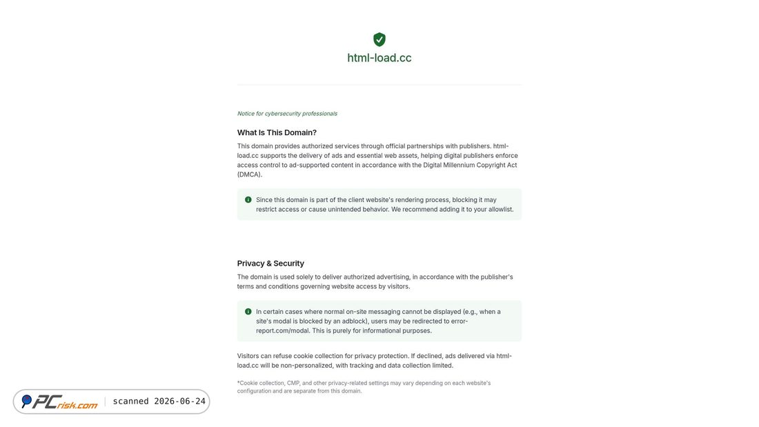 Screenshot of html-load.cc