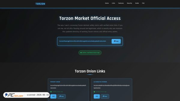hub.torzon-onion-market.com screenshot