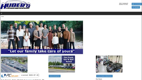 huberauto.com screenshot