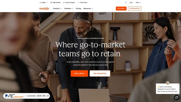 hubspot.net screenshot