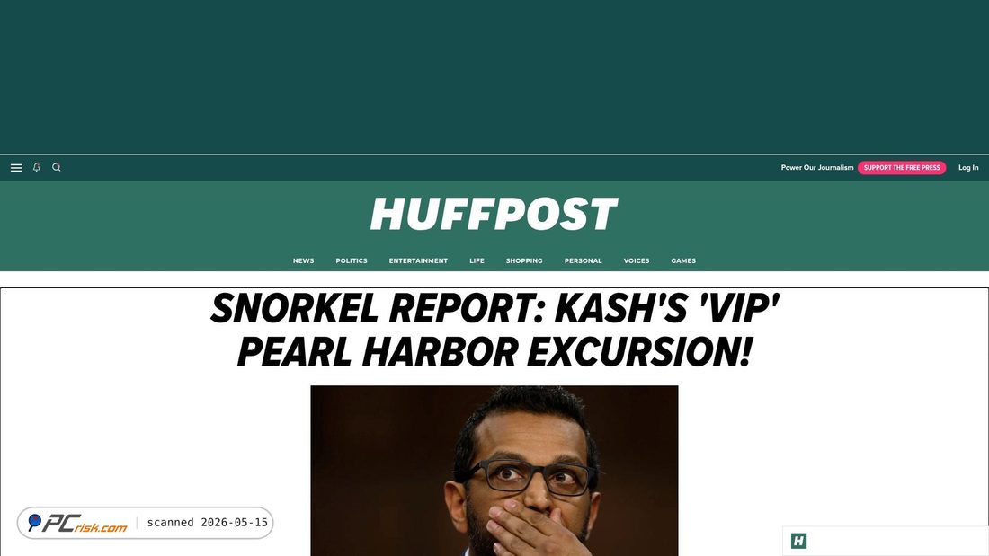 Screenshot of huffpost.com