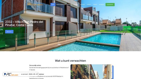 huiscostablancakopen.nl screenshot