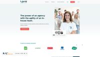 Captura de ecrã de hybridagency.be