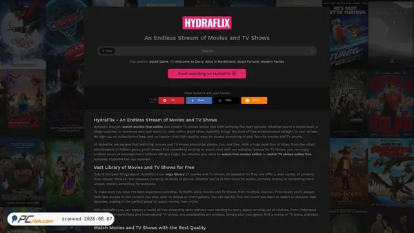 hydraflix.cc screenshot