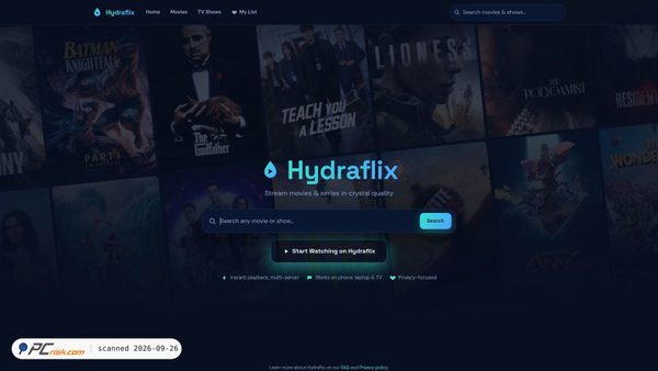 Captura de hydraflix.cc