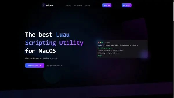 hydrogen.lat Screenshot