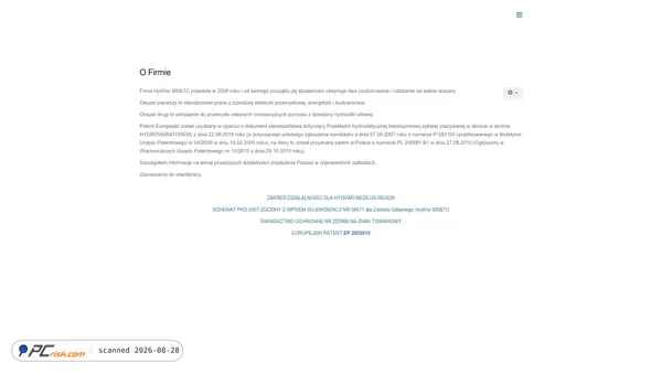 hydvar.eu screenshot