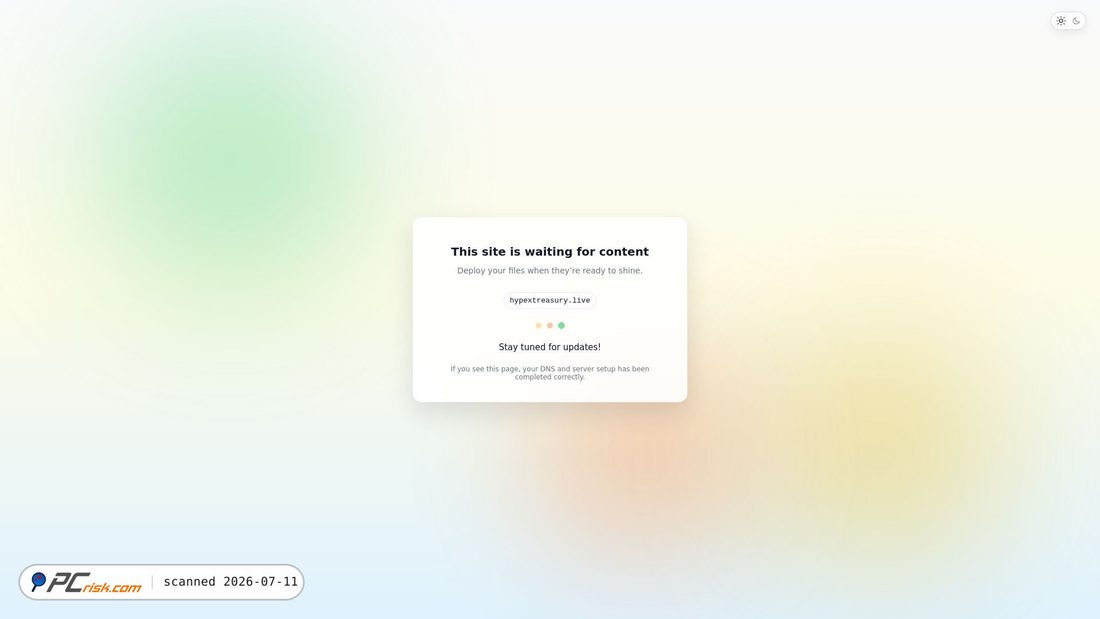 Screenshot of hypextreasury.live