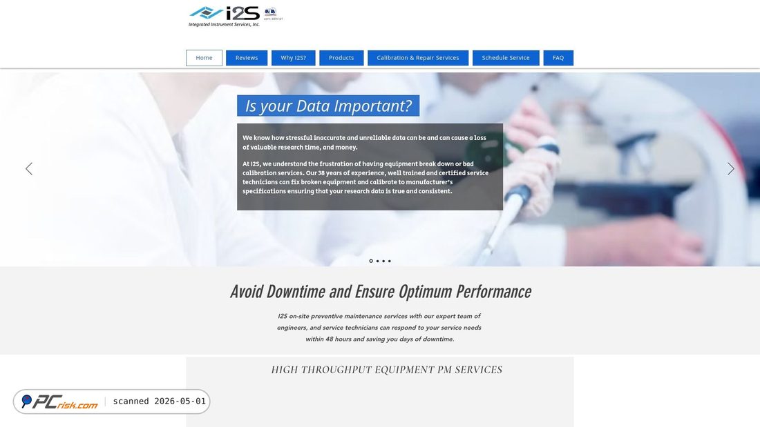 Screenshot van i2sinc.com