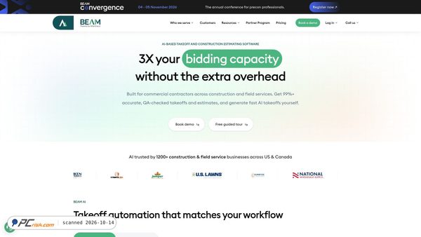 Screenshot van ibeam.ai