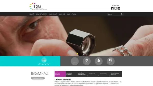 Screenshot van ibgm.com.br