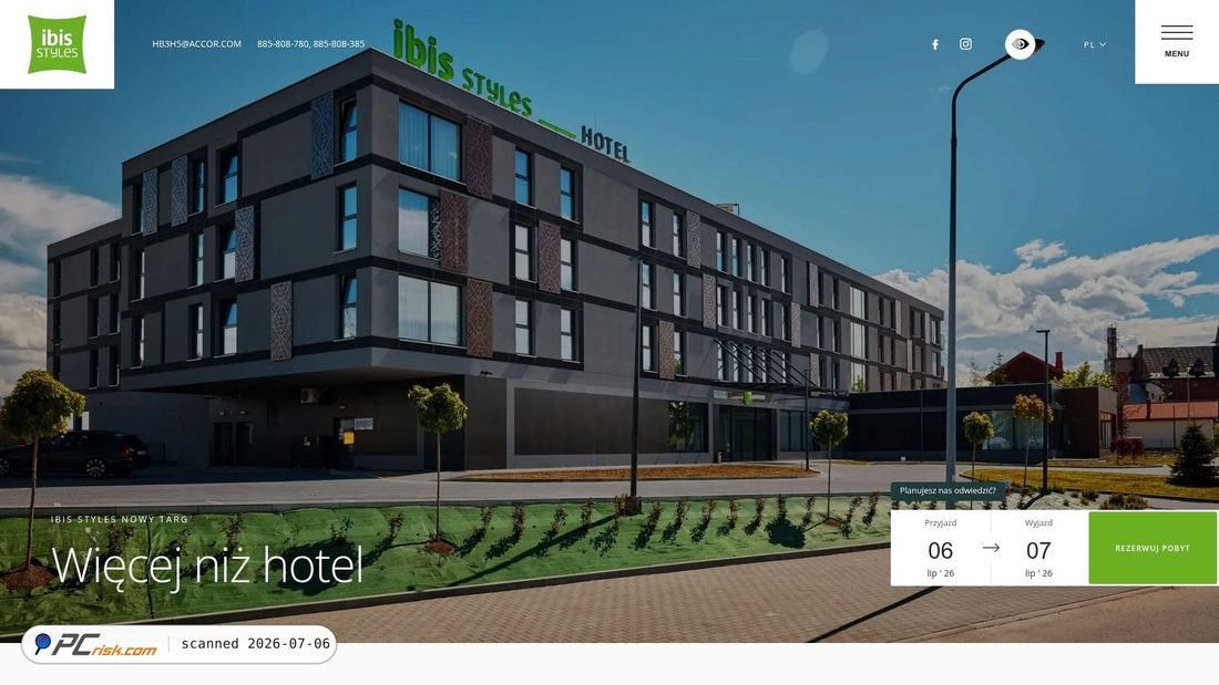 Screenshot of ibisnowytarg.pl