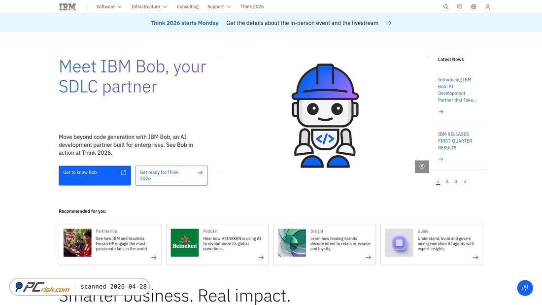 Captura de pantalla de ibm.com