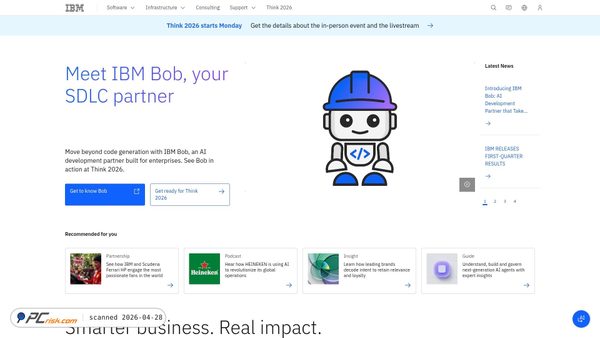 Screenshot di ibm.com